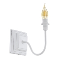 Eglo 33001 - Applique da parete 1xE14/40W/230V bianca