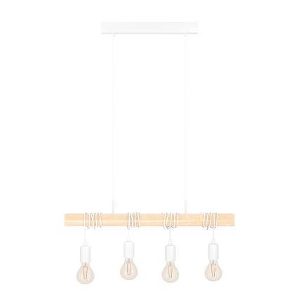 Eglo - Lampadario a sospensione con filo TOWNSHEND 4xE27/60W/230V