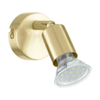 Eglo - Luce Spot da parete a LED 1xGU10/2,8W/230V 3000K oro
