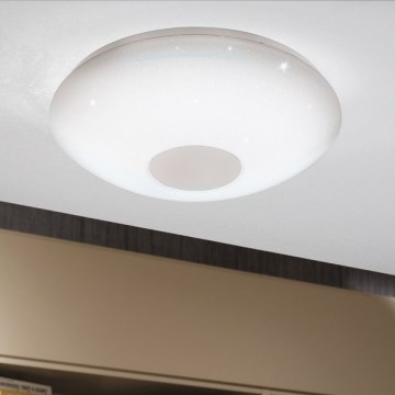 Eglo 33218 - Plafoniera dimmerabile RGBW VOLTAGO-C LED/17W/230V 2700-6500K diametro 38 cm