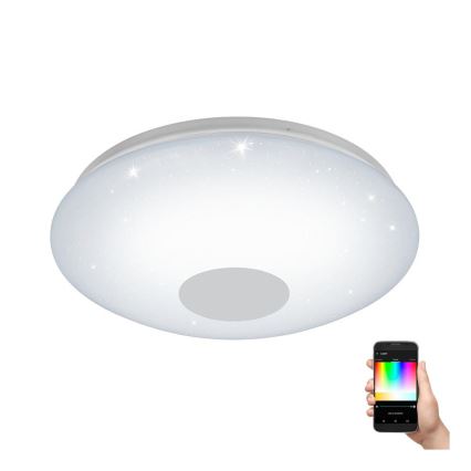 Eglo 33218 - Plafoniera dimmerabile RGBW VOLTAGO-C LED/17W/230V 2700-6500K diametro 38 cm
