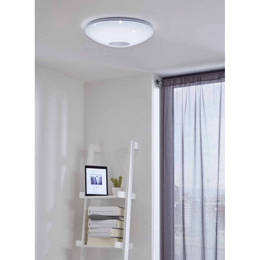 Eglo 33218 - Plafoniera dimmerabile RGBW VOLTAGO-C LED/17W/230V 2700-6500K diametro 38 cm