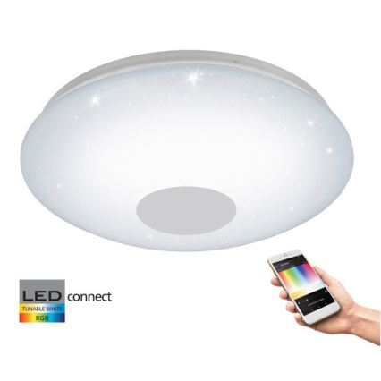Eglo 33218 - Plafoniera dimmerabile RGBW VOLTAGO-C LED/17W/230V 2700-6500K diametro 38 cm