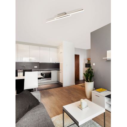 Eglo 33229 - Plafoniera dimmerabile LED RGBW FRAIOLI-C LED/34W/230V 2700-6500K cromo opaco