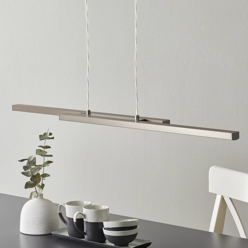 Eglo 33232 - Lampadario LED RGBW dimmerabile a sospensione su cavo FRAIOLI-C 2xLED/17W/230V cromo opaco