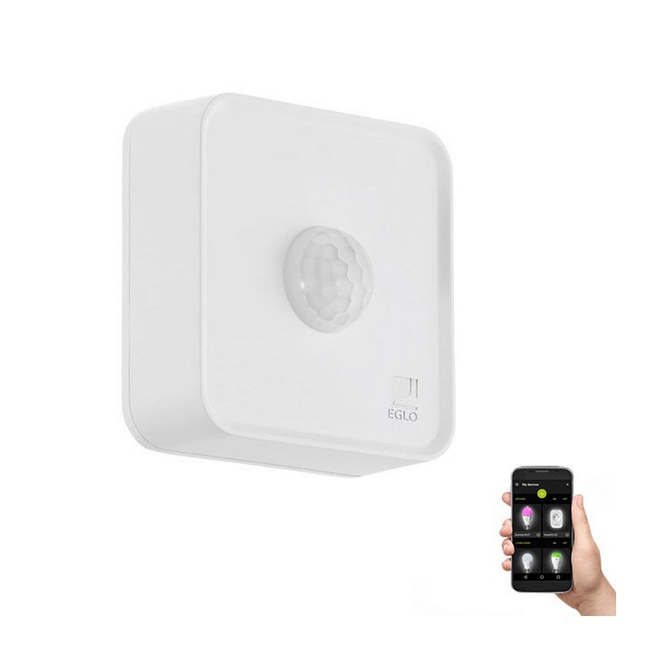 Eglo 33236 - Sensore di movimento da esterno CONNECT SENSOR 3xAA 12 m bianco IP44