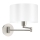 Eglo 33269 - Applique PASTERI 1xE27/60W/230V cromo opaco/bianco