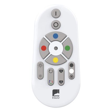 Eglo 33272 - Plafoniera dimmerabile RGBW TOTARI-C LED/34W/230V 2700-6500K bianco + telecomando