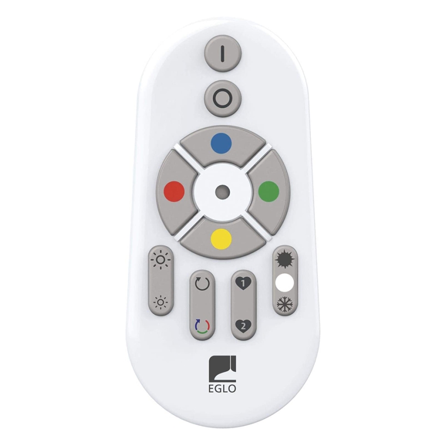 Eglo 33272 - Plafoniera dimmerabile RGBW TOTARI-C LED/34W/230V 2700-6500K bianco + telecomando