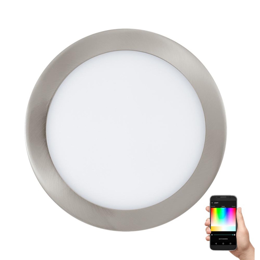 Eglo 33317 - Faretto da incasso LED RGBW dimmerabile FUEVA-C LED/15,6W/230V 2700-6500K diam. 22,5 cm