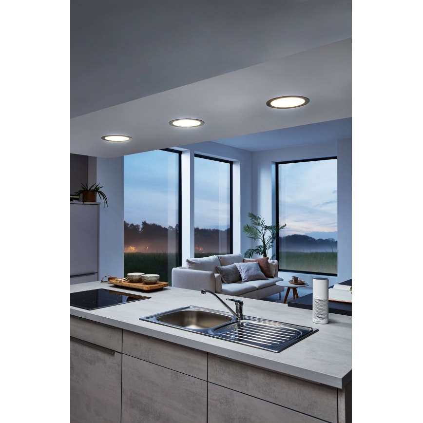 Eglo 33317 - Faretto da incasso LED RGBW dimmerabile FUEVA-C LED/15,6W/230V 2700-6500K diam. 22,5 cm