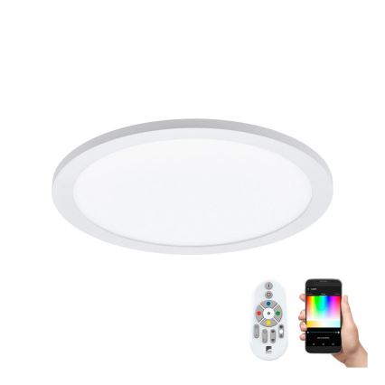 Eglo 33341 - Plafoniera dimmerabile LED RGBW SARSINA-C LED/16W/230V 2700-6500K Ø 30 cm + telecomando