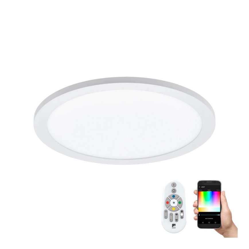 Eglo 33341 - Plafoniera dimmerabile LED RGBW SARSINA-C LED/16W/230V 2700-6500K Ø 30 cm + telecomando