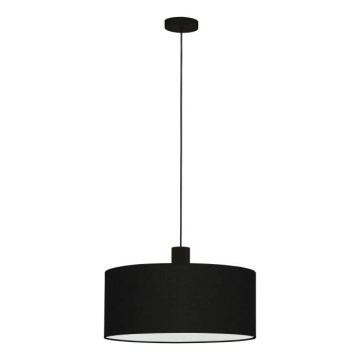 Eglo 33355 - Lampadario a sospensione su cavo AMANI 1xE27/60W/230V Ø 53 cm nero