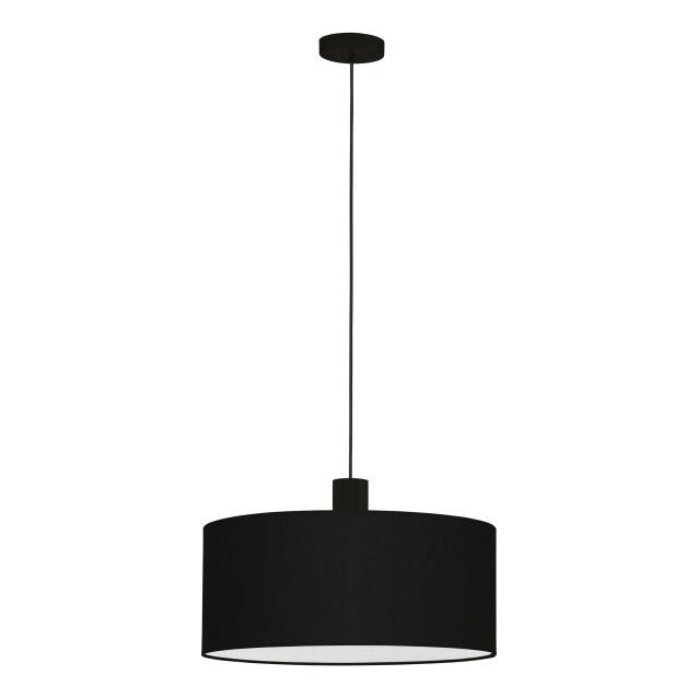Eglo 33355 - Lampadario a sospensione su cavo AMANI 1xE27/60W/230V Ø 53 cm nero