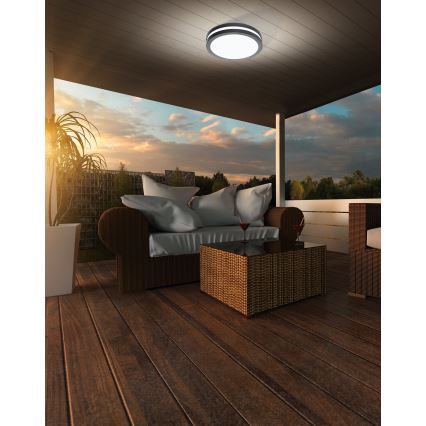 Eglo 33571 - Lampada LED dimmerabile da bagno LOCANA-C LED/14W/230V IP44 nero