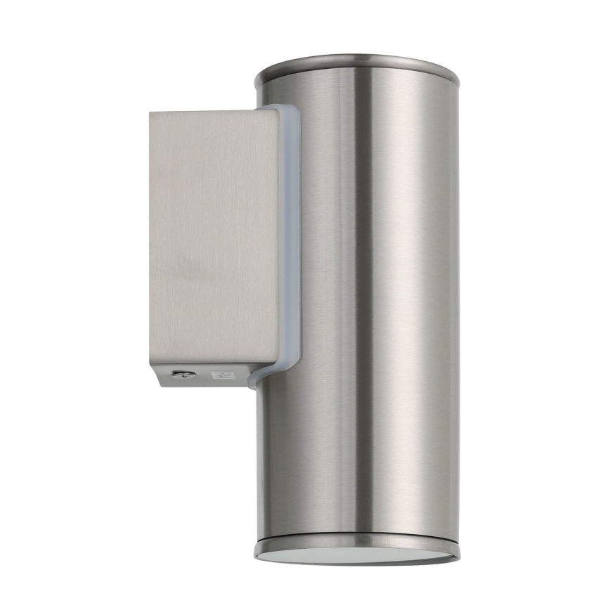 Eglo 33581 - LED RGBW Applique da esterno dimmerabile RIGA 1xGU10/5W/230V 2700-6500K IP44 cromo opaco