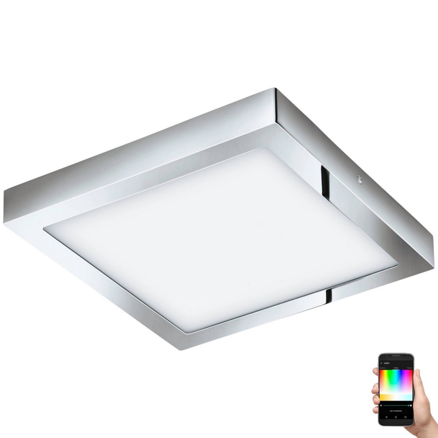 Eglo 33668-LED RGBW Lampada da bagno dimmerabile FUEVA-C 21W/230V 30x30cm IP44