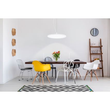 Eglo 33675 - LED RGBW Lampadario dimmerabile a sospensione con filo CERIGNOLA-C LED/21W/230V 2700-6500K + telecomando