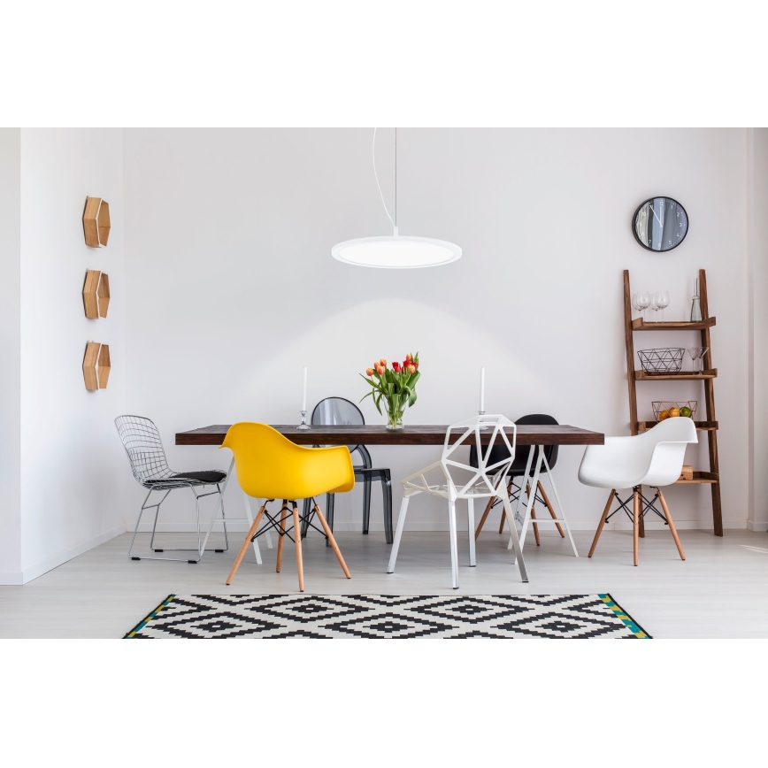 Eglo 33675 - LED RGBW Lampadario dimmerabile a sospensione con filo CERIGNOLA-C LED/21W/230V 2700-6500K + telecomando