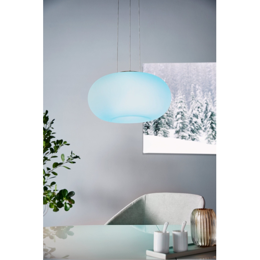 Eglo 33766 - LED RGBW Lampadario dimmerabile a sospensione con filo OPTICA-C LED/22W/230V