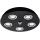 Eglo 33805 - Plafoniera LED da soffitto GRATTINO 5xGU10/2,8W/230V