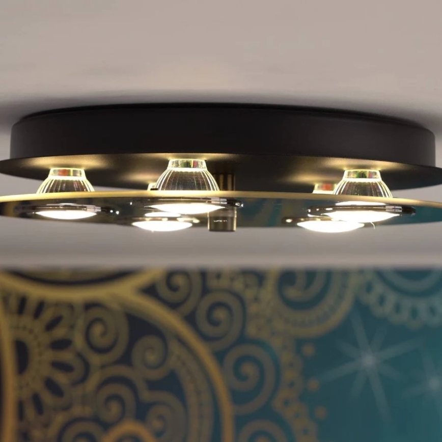 Eglo 33805 - Plafoniera LED da soffitto GRATTINO 5xGU10/2,8W/230V