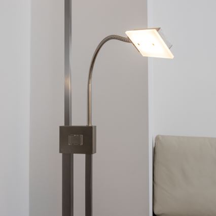 Eglo 33817 - LED Dimmerabile touch lampada con piedistallo SOLANO LED/30W/230V + LED/4W