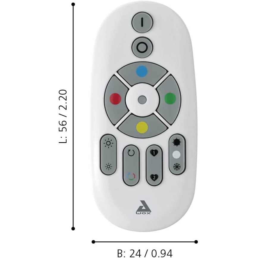 Eglo - Telecomando CONNECT-Z 2xAAA Bluetooth ZigBee