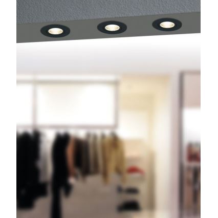 Eglo - Lampada da incasso LED dimmerabile/6W/230V nero
