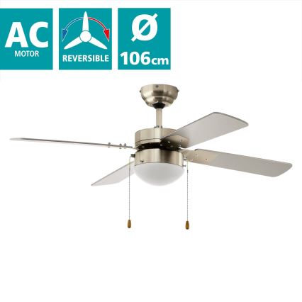 Eglo - Ventilatore da soffitto 1xE14/60W/230V