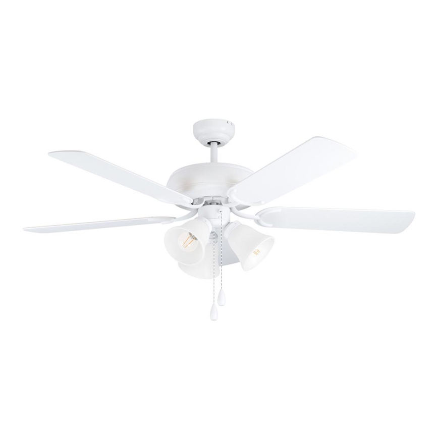 Eglo 35076 - Ventilatore da soffitto LAS PALMAS 3xE27/40W/230V bianco
