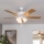 Eglo 35076 - Ventilatore da soffitto LAS PALMAS 3xE27/40W/230V marrone