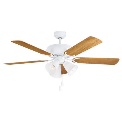 Eglo 35076 - Ventilatore da soffitto LAS PALMAS 3xE27/40W/230V marrone