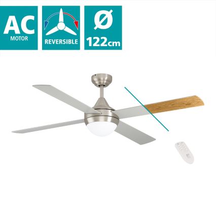 Eglo - Ventilatore da soffitto 2xE27/7W/230V + TC