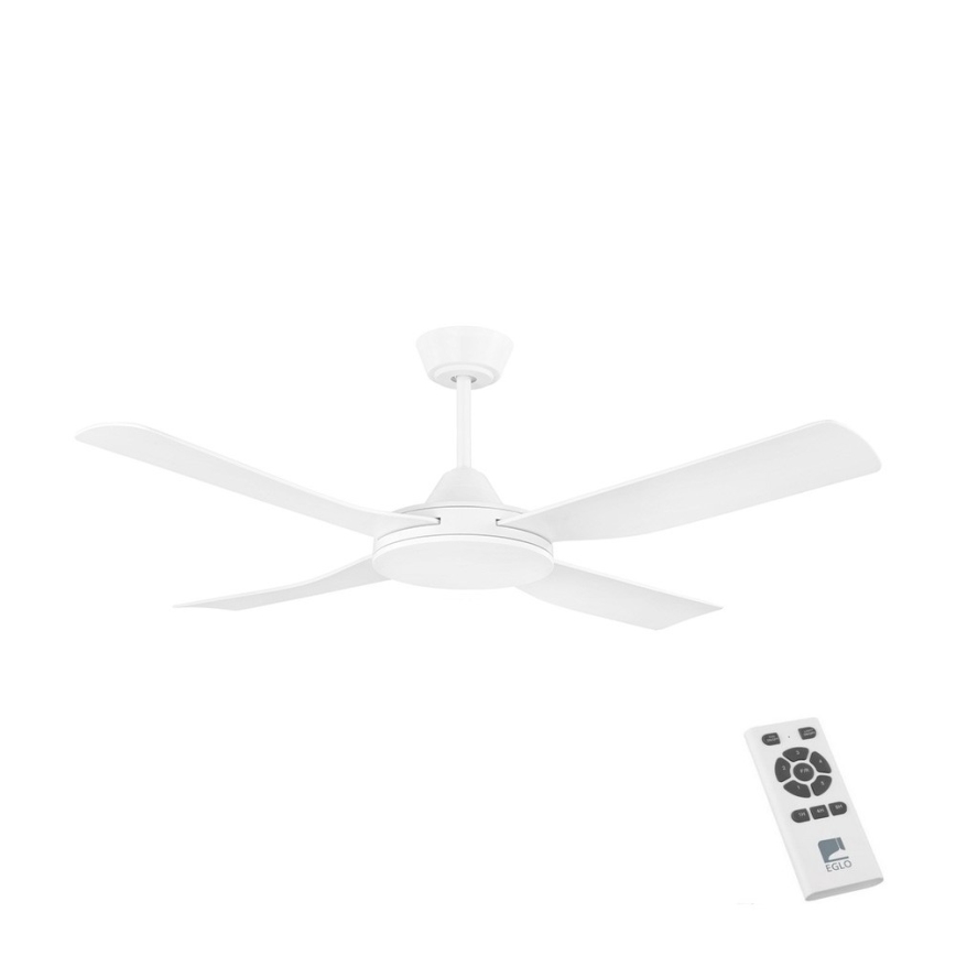 Eglo - Ventilatore da soffitto 52W/230V con telecomando bianco