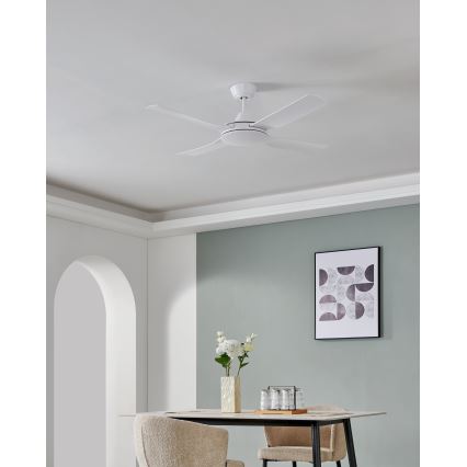 Eglo - Ventilatore da soffitto 52W/230V con telecomando bianco