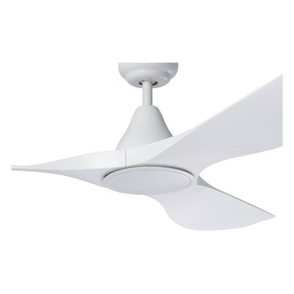 Eglo - Ventilatore da soffitto LED 19 W/230 V Ø 132 cm bianco + telecomando