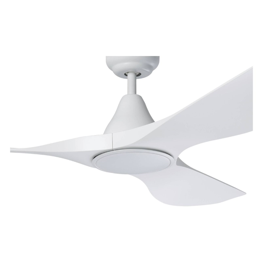 Eglo - Ventilatore da soffitto LED 19 W/230 V Ø 132 cm bianco + telecomando