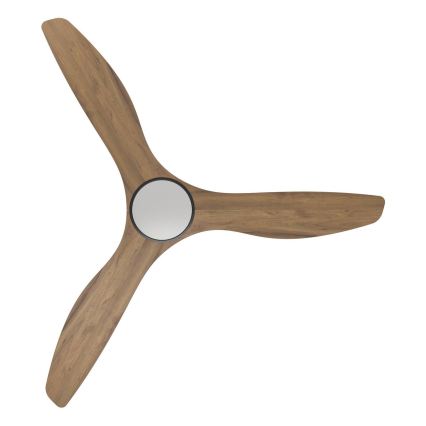 Eglo - Ventilatore da soffitto LED/19W/230V 3000/4000/5000K Ø 132 cm marrone + telecomando