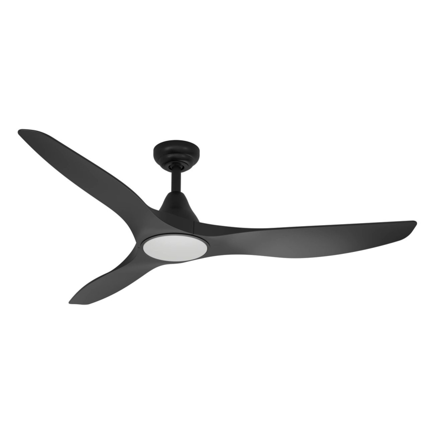 Eglo - Ventilatore da soffitto LED/20W/230V 3000/4000/5000K Ø 132 cm nero + telecomando