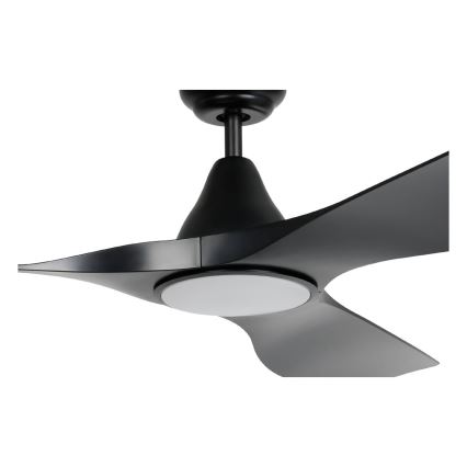 Eglo - Ventilatore da soffitto LED/20W/230V 3000/4000/5000K Ø 132 cm nero + telecomando