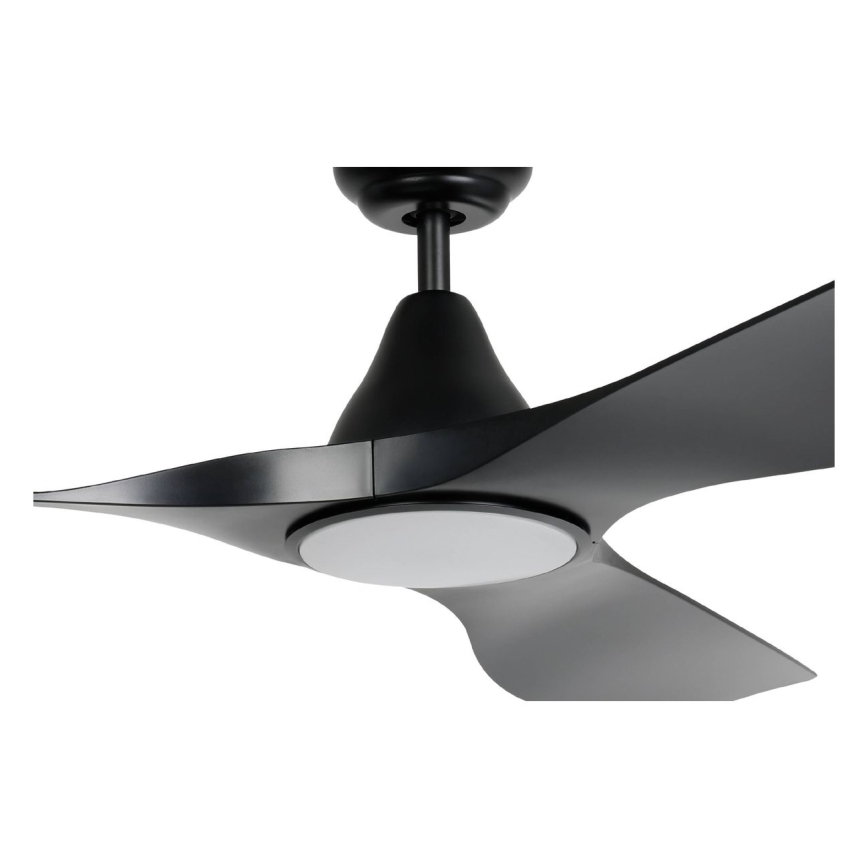 Eglo - Ventilatore da soffitto LED/20W/230V 3000/4000/5000K Ø 132 cm nero + telecomando