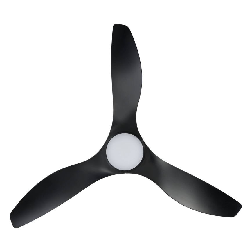 Eglo - Ventilatore da soffitto LED/19W/230V Ø 132 cm nero + telecomando