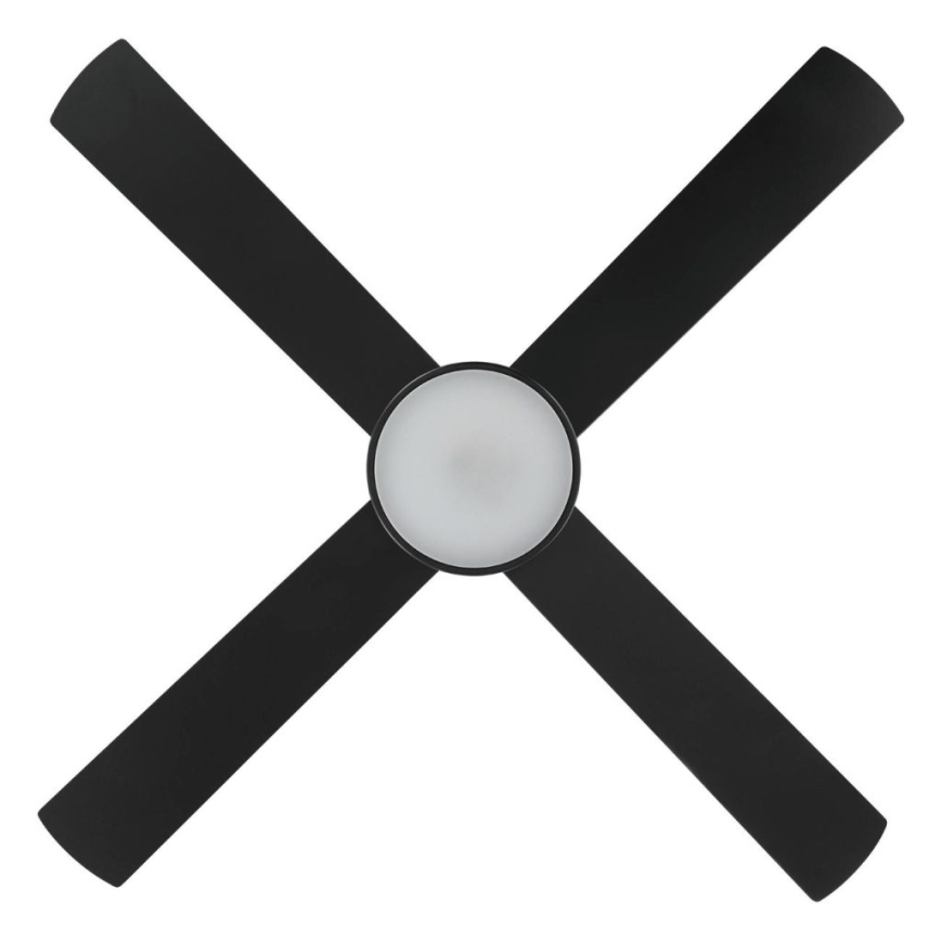 Eglo - Ventilatore da soffitto LED/19W/230V 3000/4000/5000K diam. 122 cm nero + telecomando