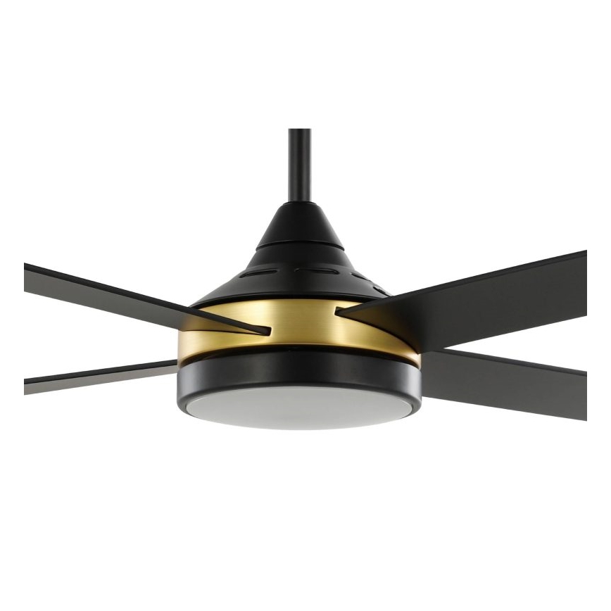 Eglo - Ventilatore da soffitto LED/19W/230V 3000/4000/5000K diam. 122 cm nero + telecomando