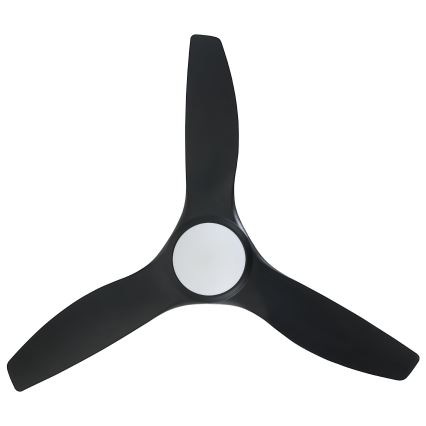 Eglo - LED Dimmerabile ceiling fan LED/16W/230V nero + telecomando