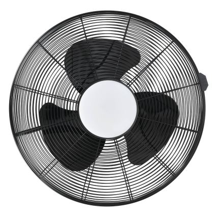 Eglo - Ventilatore da soffitto LED/15W/230V 3000/4000/5000K Ø 53 cm nero + telecomando