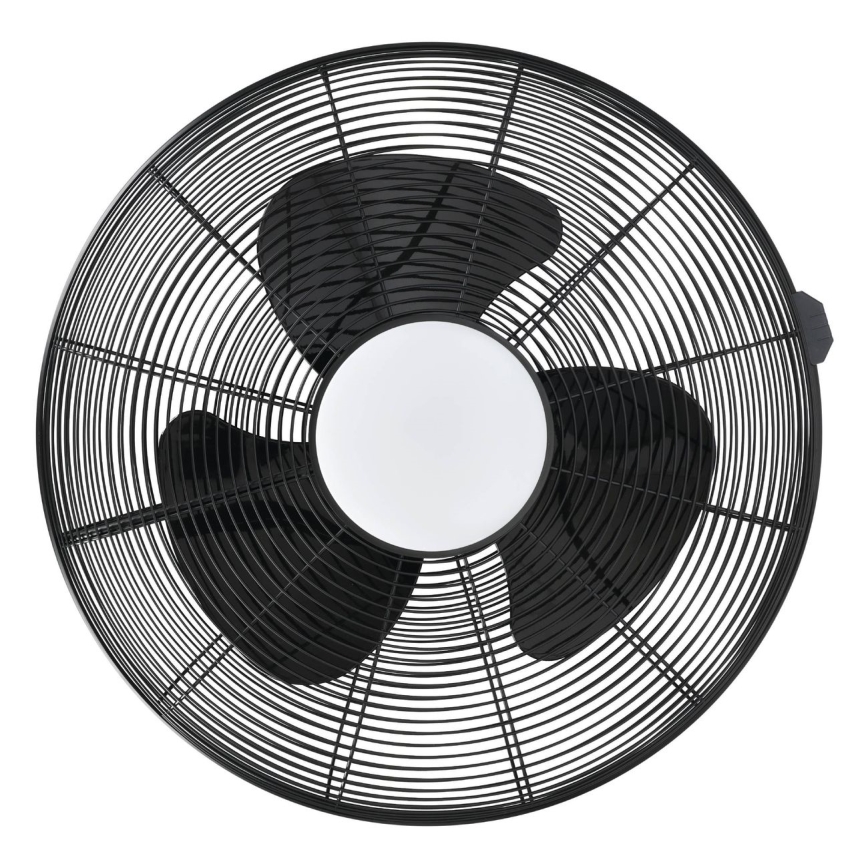 Eglo - Ventilatore da soffitto LED/15W/230V 3000/4000/5000K Ø 53 cm nero + telecomando