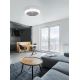 Eglo - LED Dimmerabile ceiling fan LED/25,5W/230V grigio + telecomando